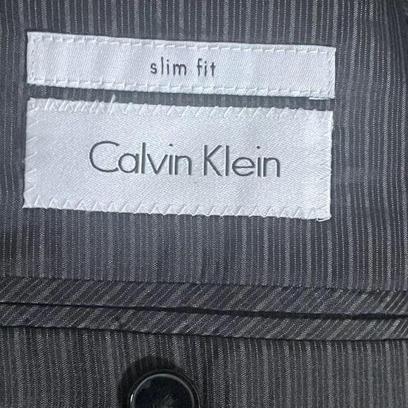 NWT Calvin Klein Men's Slim Fit Black Suit Jacket 42R - Picture 3 of 13